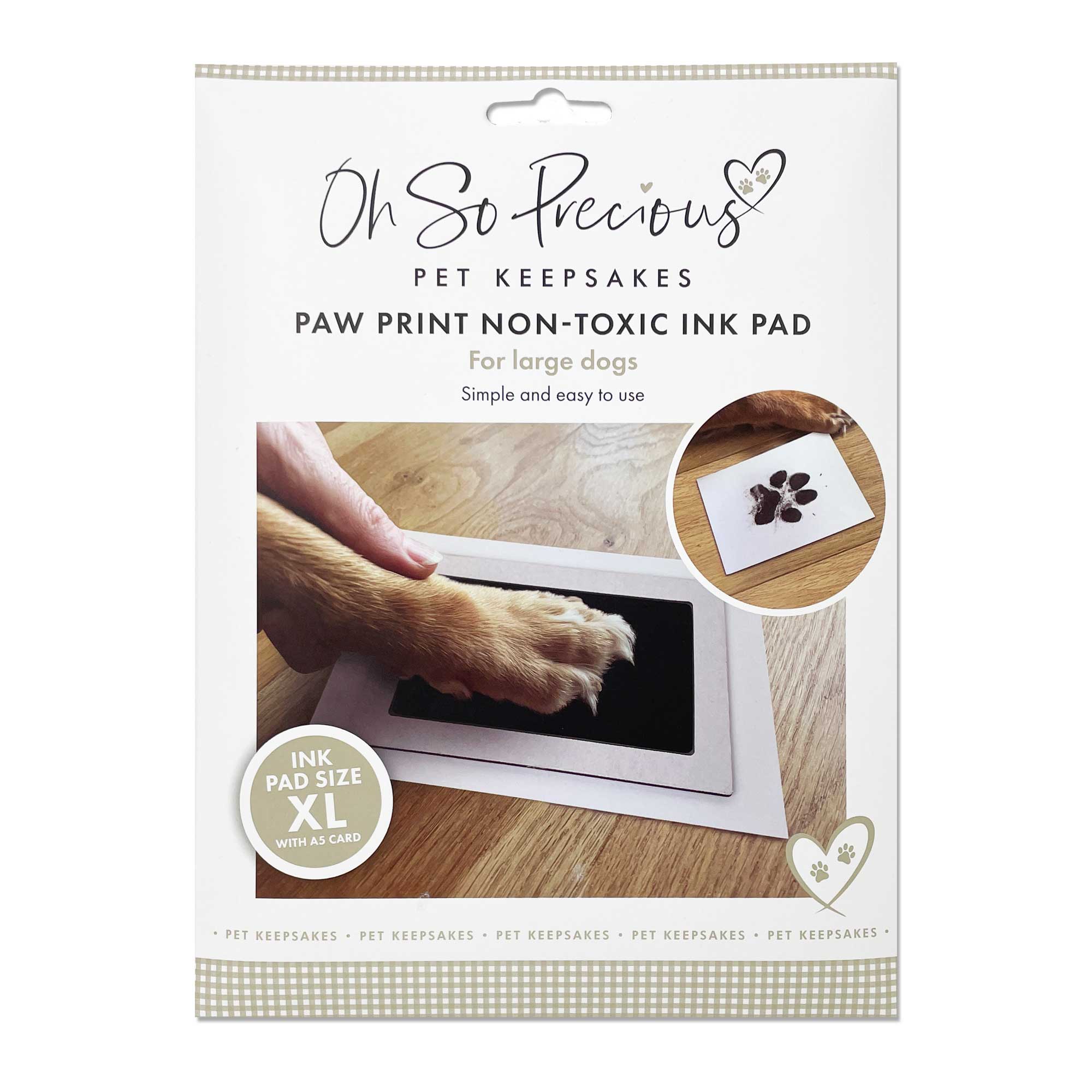 Dog paw ink outlet pad