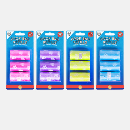 Poop Bag Refill Rolls 3 Pack