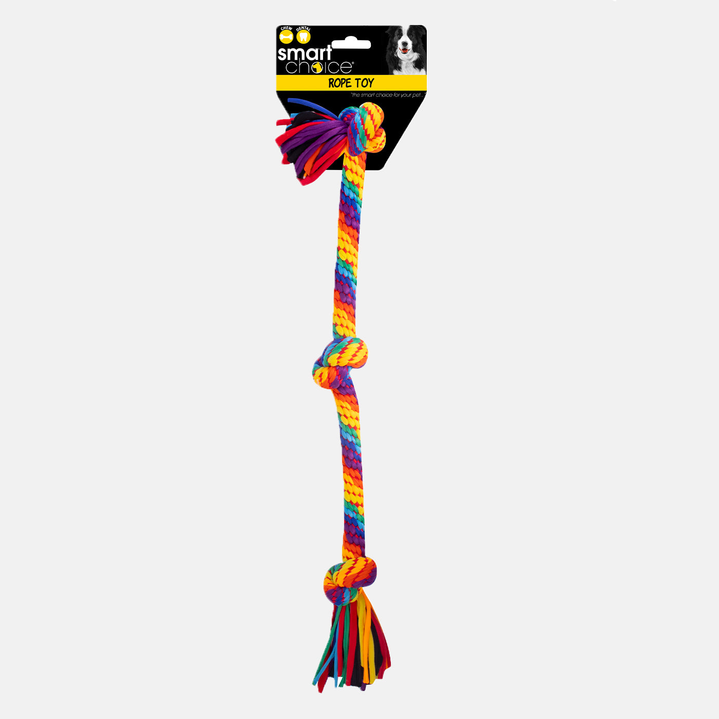 Rainbow Rope Tug Dog Toy