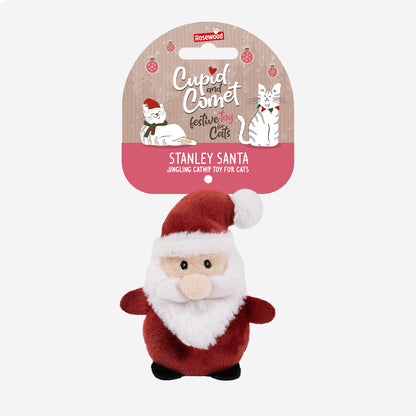 Rosewood Stanley Santa Christmas Cat Toy