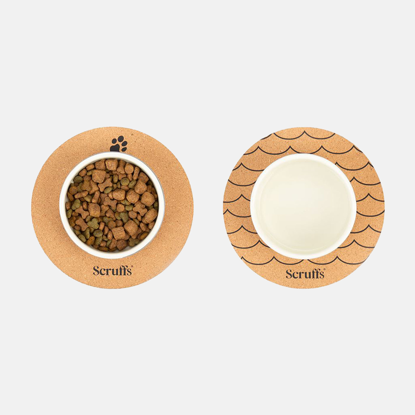 Scruffs Wave & Paw Cork Placemats - Set of Two