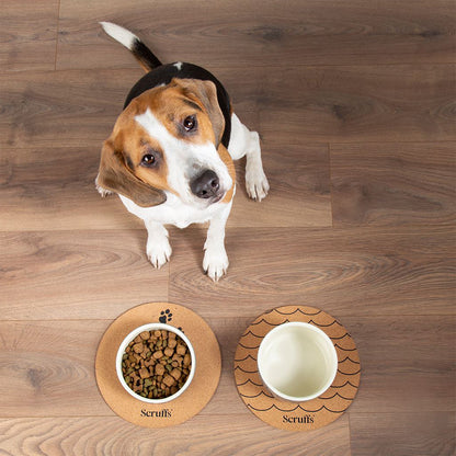 Scruffs Wave & Paw Cork Placemats - Set of Two