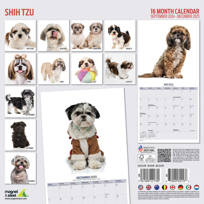 Shih Tzu Modern Calendar 2025