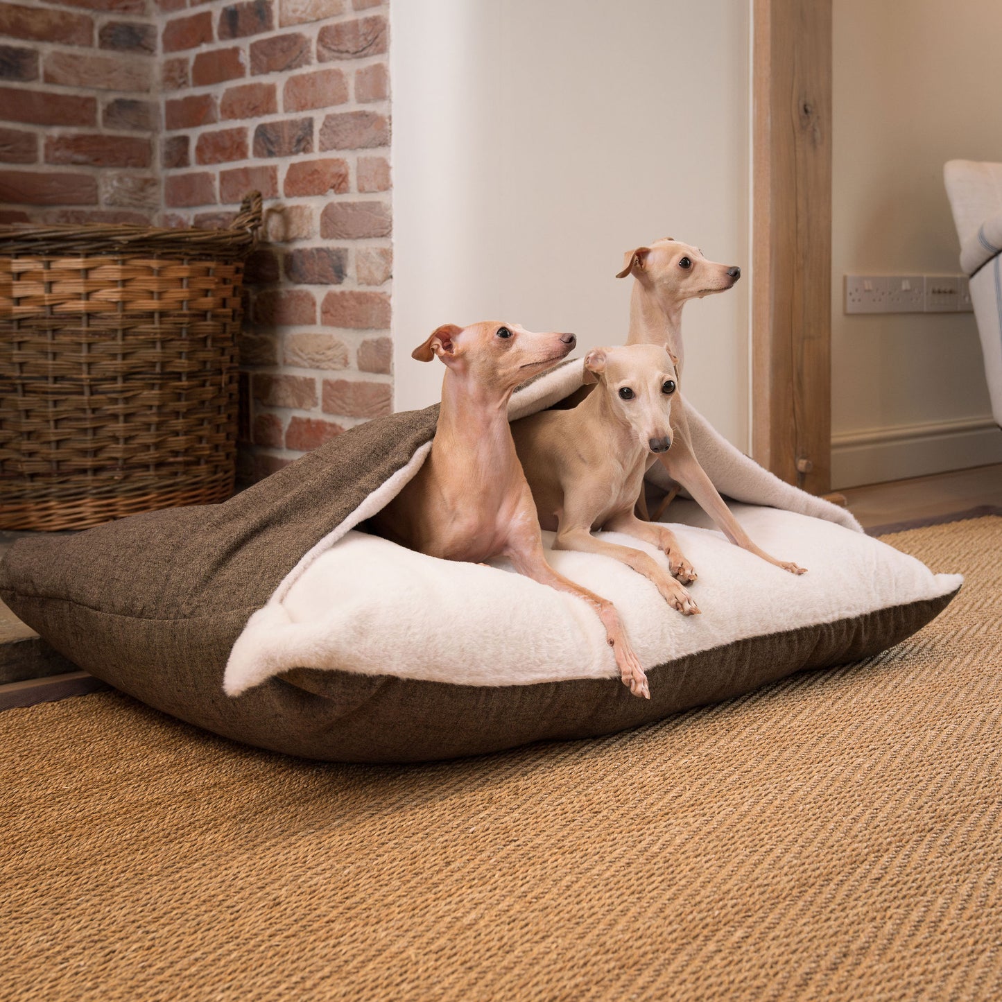 Sleepy Burrows Bed In Inchmurrin Umber by Lords & Labradors