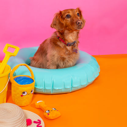 Plush Bucket/Spade Dog Toy