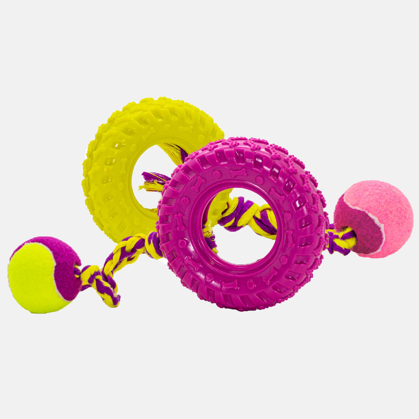 Tuffs Neon Brights Fling & Chew Tyre