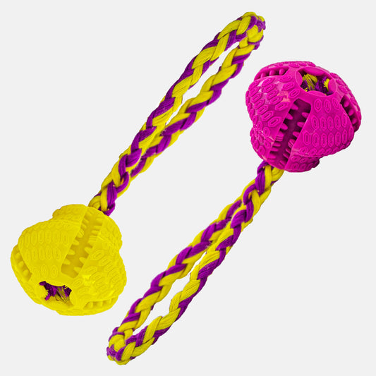 Tuffs Neon Brights Fling & Treat Toy