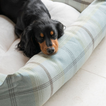 Box Bed For Dogs in Balmoral Tweed by Lords & Labradors