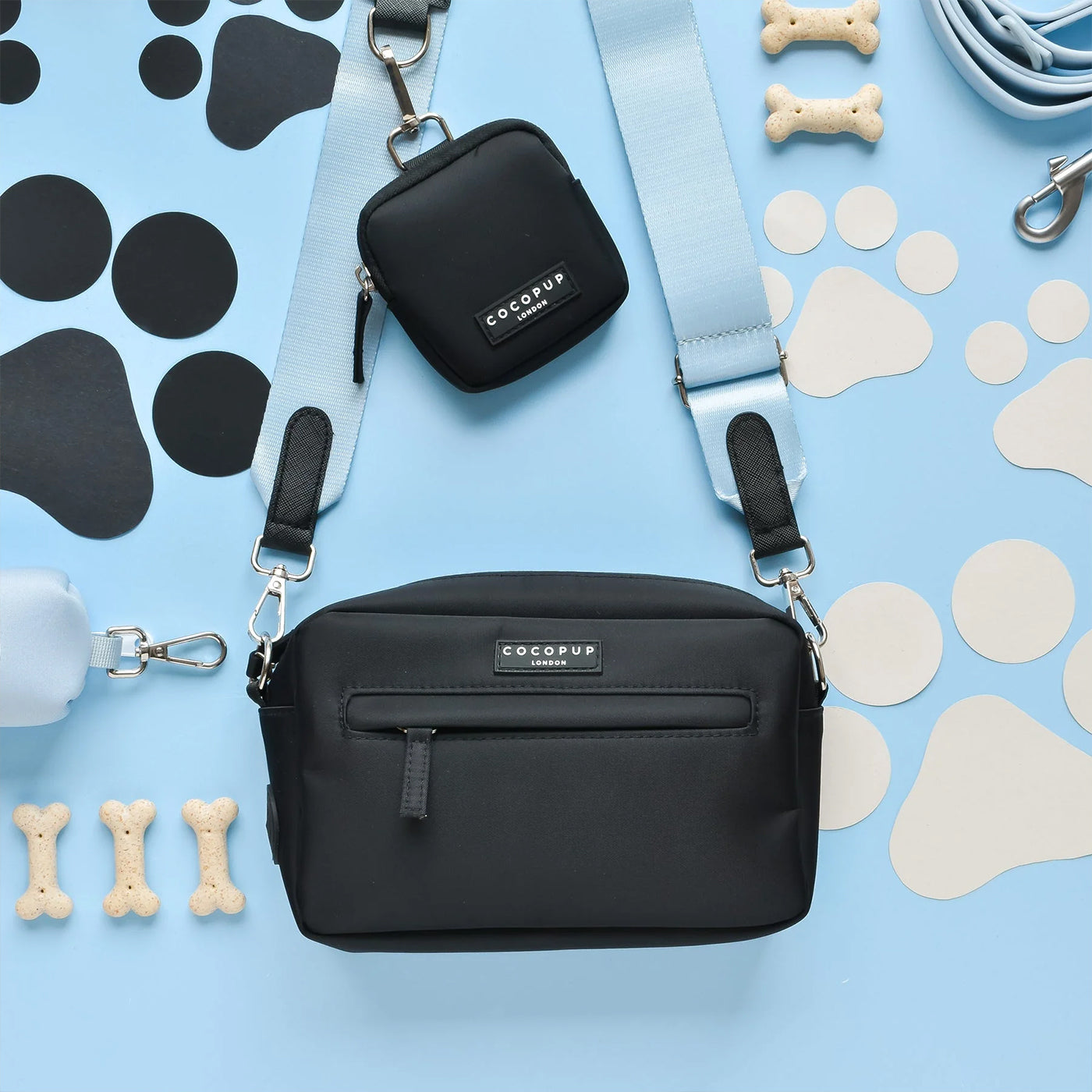 CocoPup Dog Walking Bag Set | Travel Essentials | Lords & Labradors