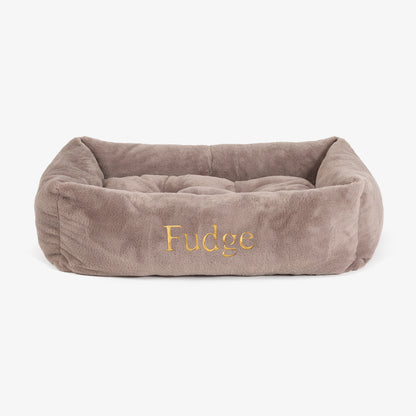 Cosy & Calming Puppy Crate Bed in Calming Anti-Anxiety Fawn Faux Fur by Lords & Labradors