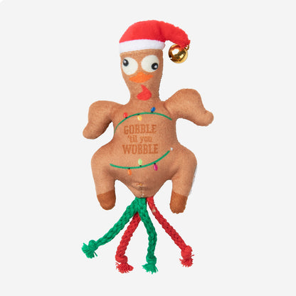 FuzzYard Gobble Til You Wobble Christmas Cat Toy