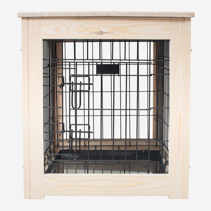 Wooden Salcombe Crate Surround With Black Crate by Lords & Labradors