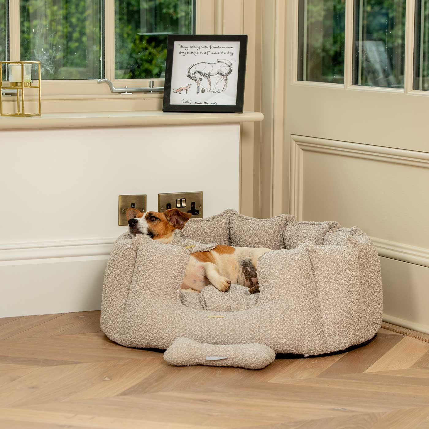 Deep dog bed best sale