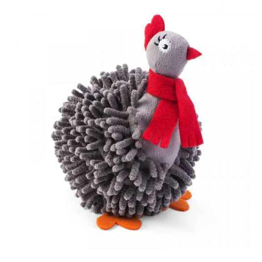 Zoon Grey Noodly Partridge Christmas Toy