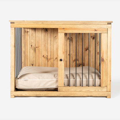 Wooden Sliding Door Broadsand Dog Crate by Lords & Labradors