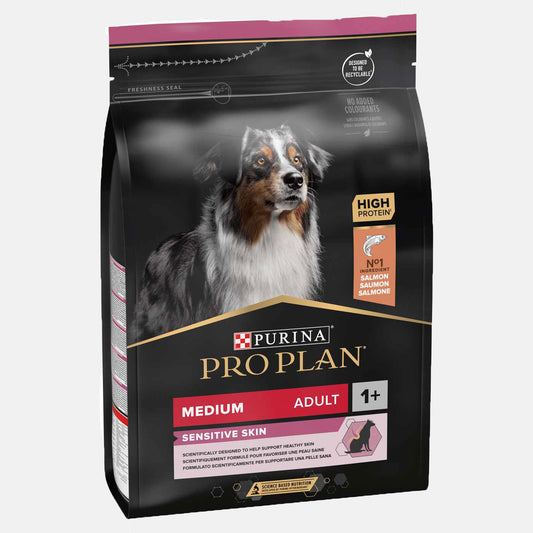 PRO PLAN Medium Adult Sensitive Skin Dry Dog Food with Salmon