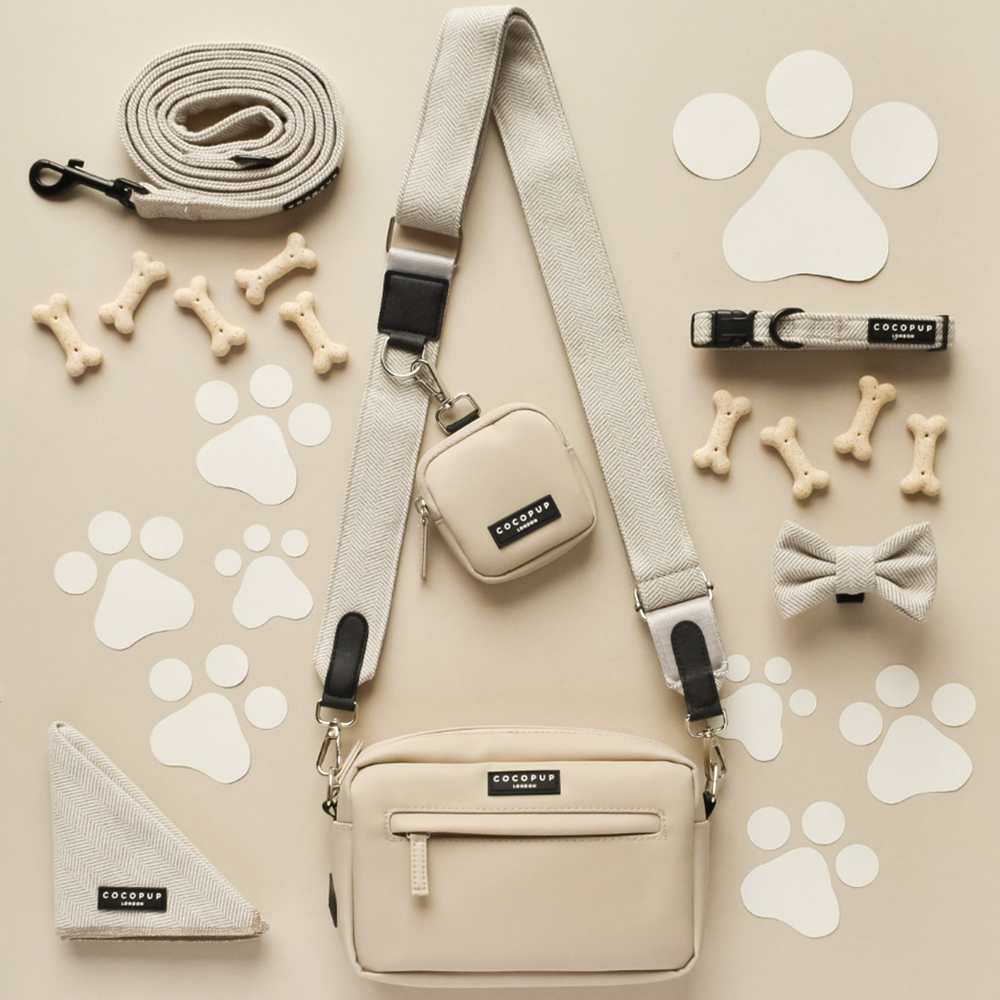CocoPup Dog Walking Bag Set | Travel Essentials | Lords & Labradors