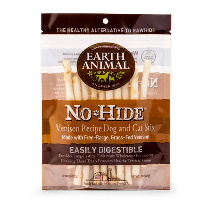 Earth Animal No Hide Venison Dog Stix 45g