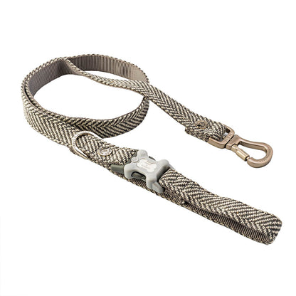 Hugo & Hudson Grey Herringbone Lead