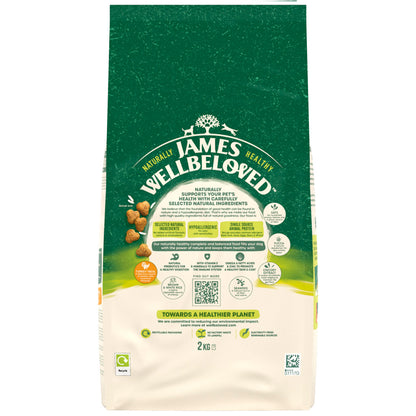 James Wellbeloved Turkey & Rice Junior Dog Food 2KG