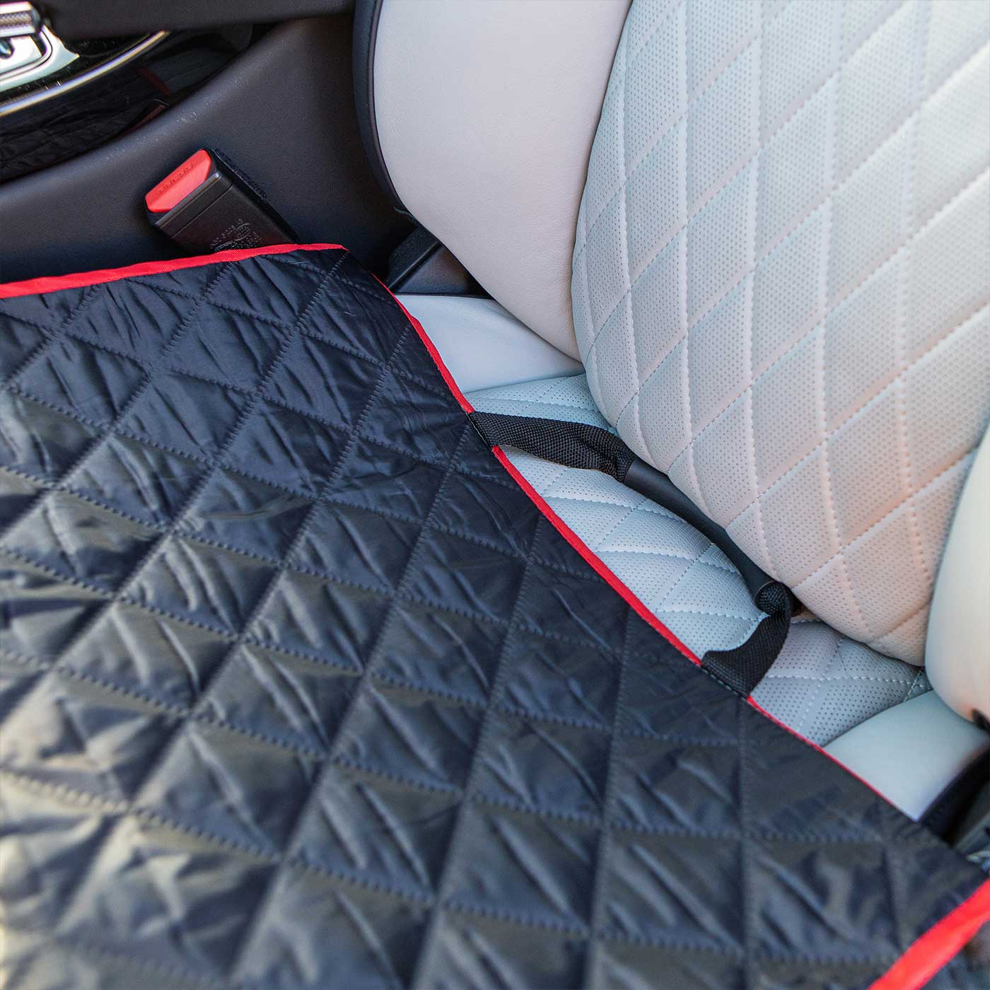 Mat to go top under car seat