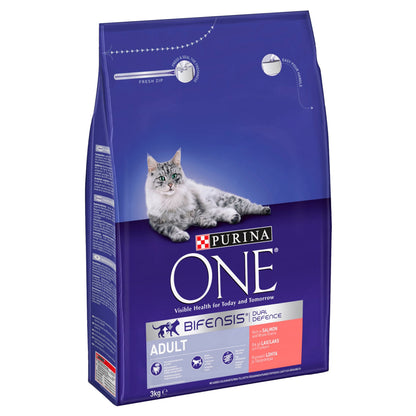 Purina One Adult Cat Salmon and Whole Grain 3KG