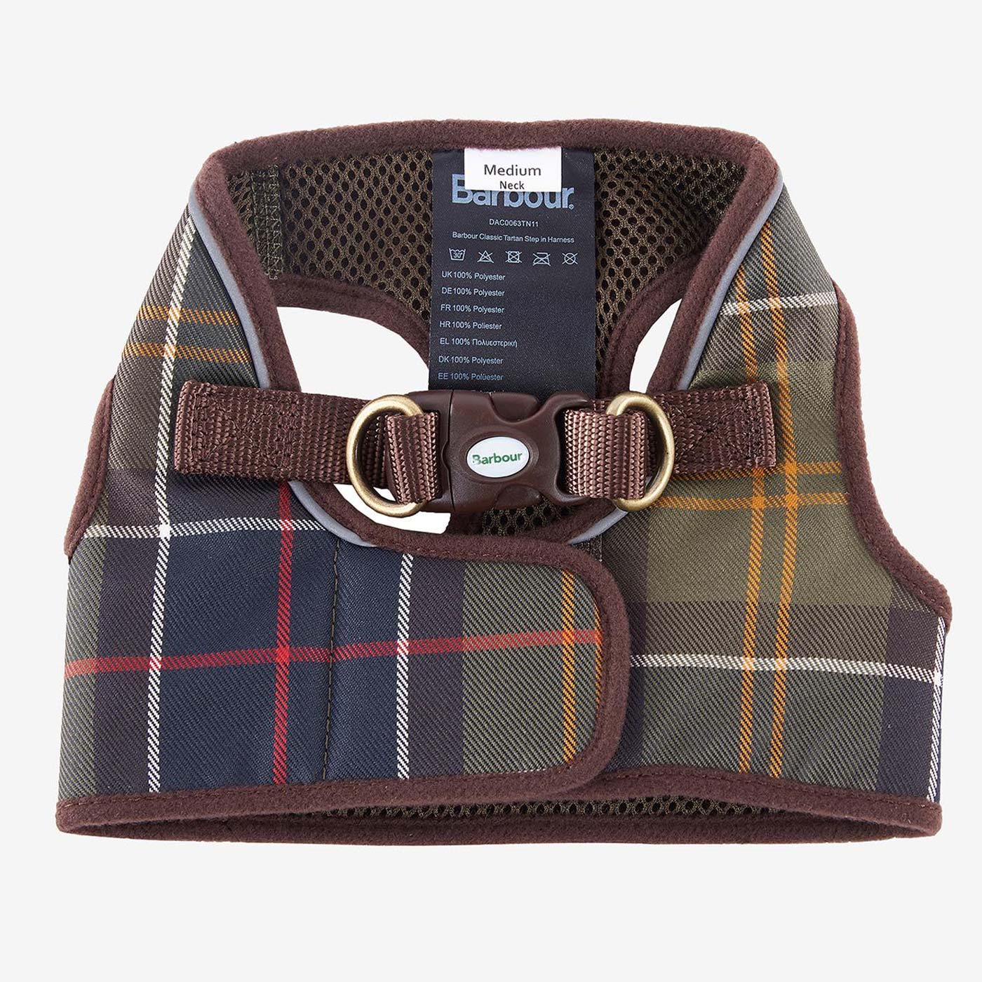 Barbour Tartan Step In Dog Harness