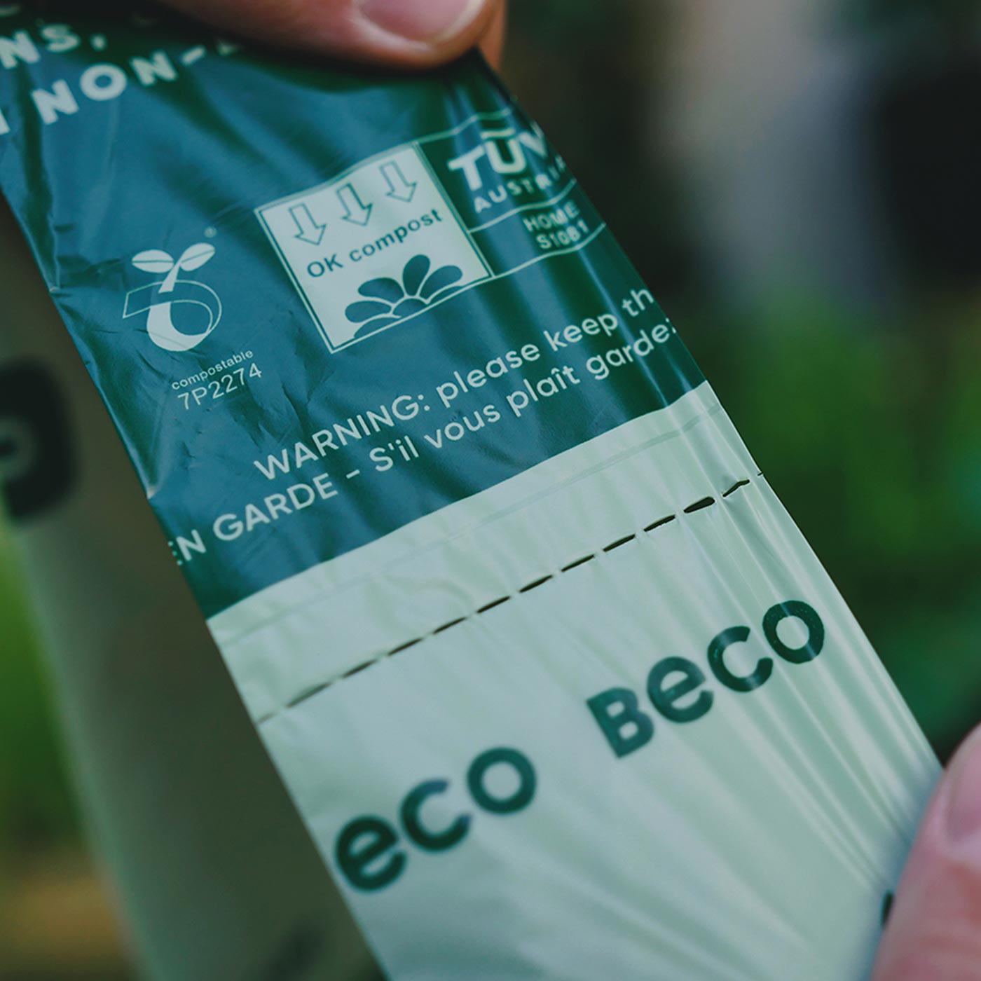 Beco store bags compostable