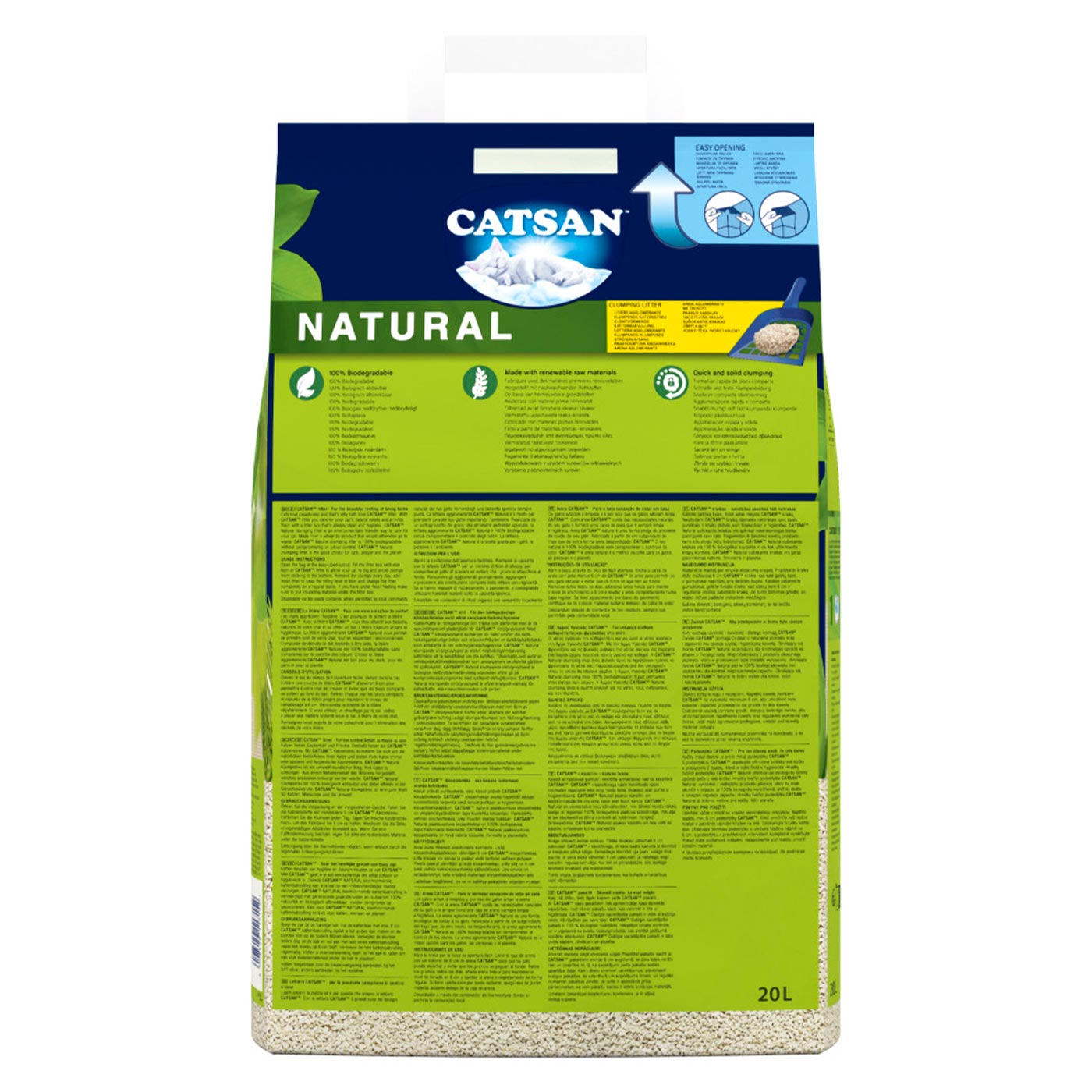 Catsan clumping shop litter 20l