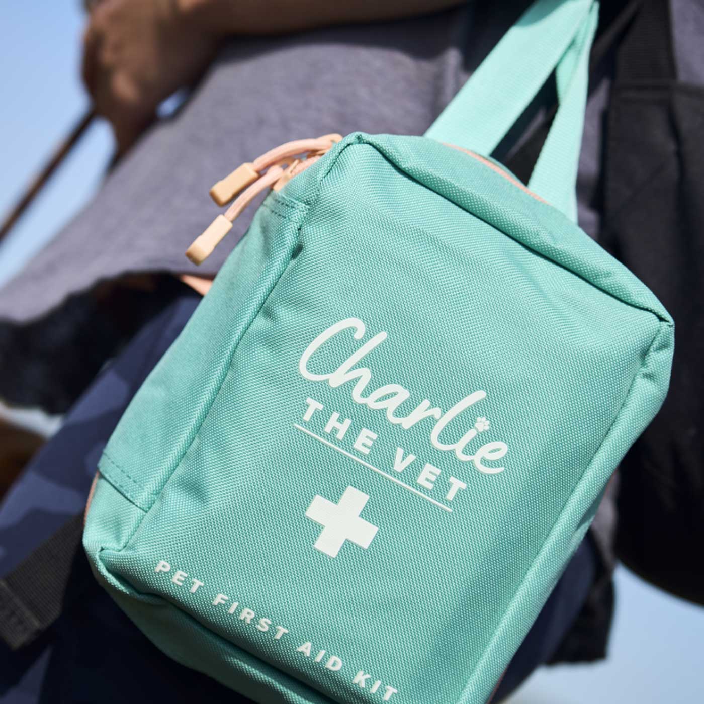 Discover, Charlie The Vet Pet First Aid Kit. Available at Lords and Labradors