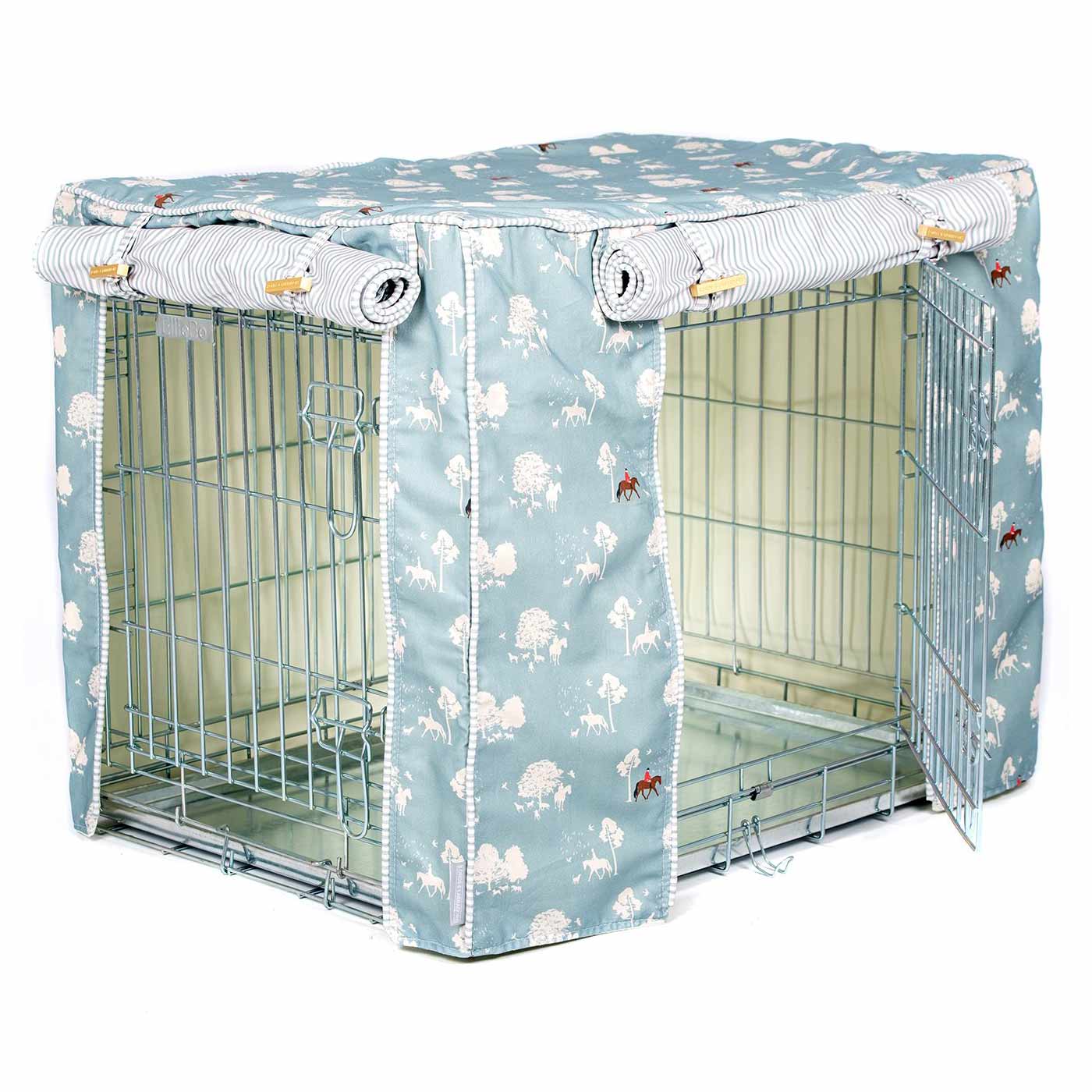 Ellie Bo Dog Crate Cover in Country Park Crate Bedding Lords