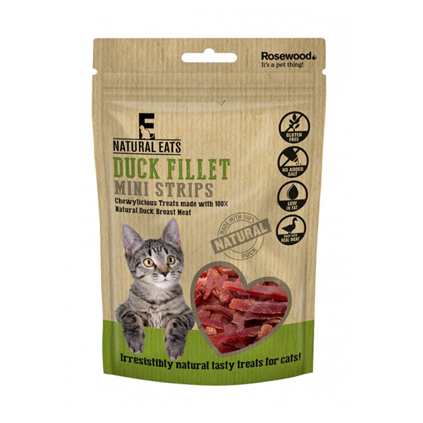 Duck Fillet Mini Strips For Cats