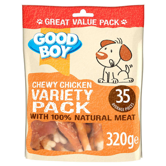 Good Boy Chewy Chicken Variety Pack 320g