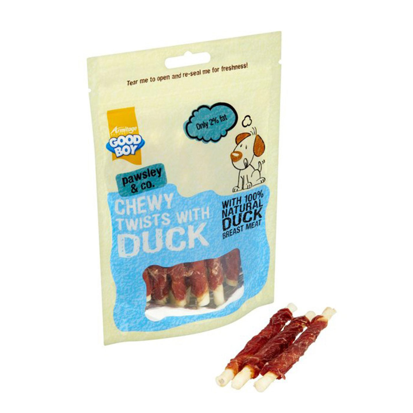 Good Boy Pawsley & Co Chewy Duck Twists