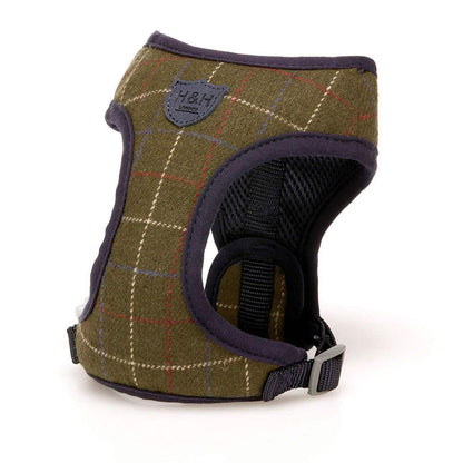 Hugo & Hudson Dark Green Check Harness