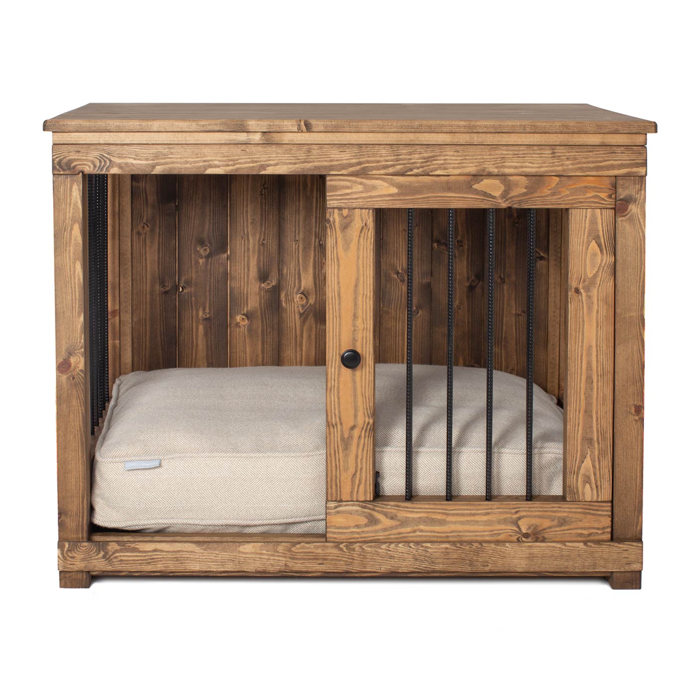 Wooden Sliding Door Broadsand Dog Crate by Lords & Labradors