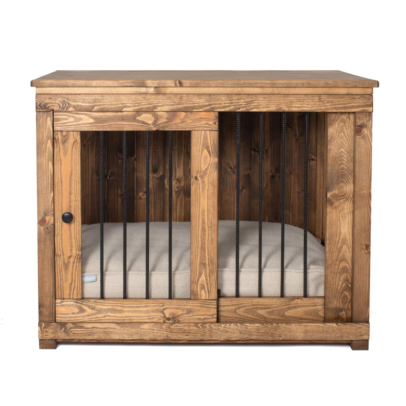 Wooden Sliding Door Broadsand Dog Crate by Lords Labradors