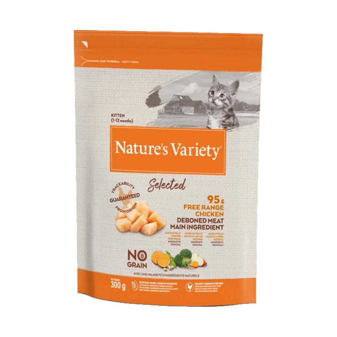 Natures store menu kitten