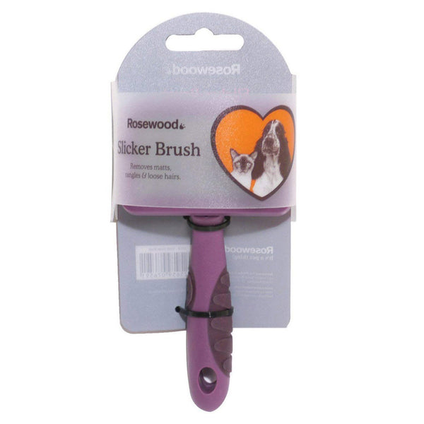 Slicker brush for long best sale haired dogs