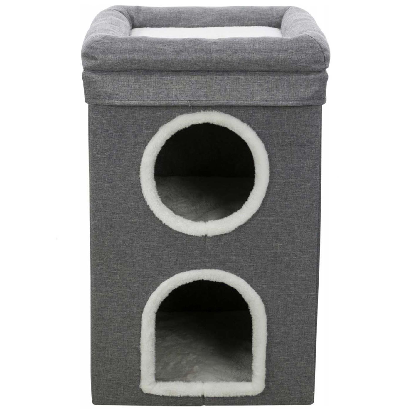 Trixie Grey White Saul Cat Tower