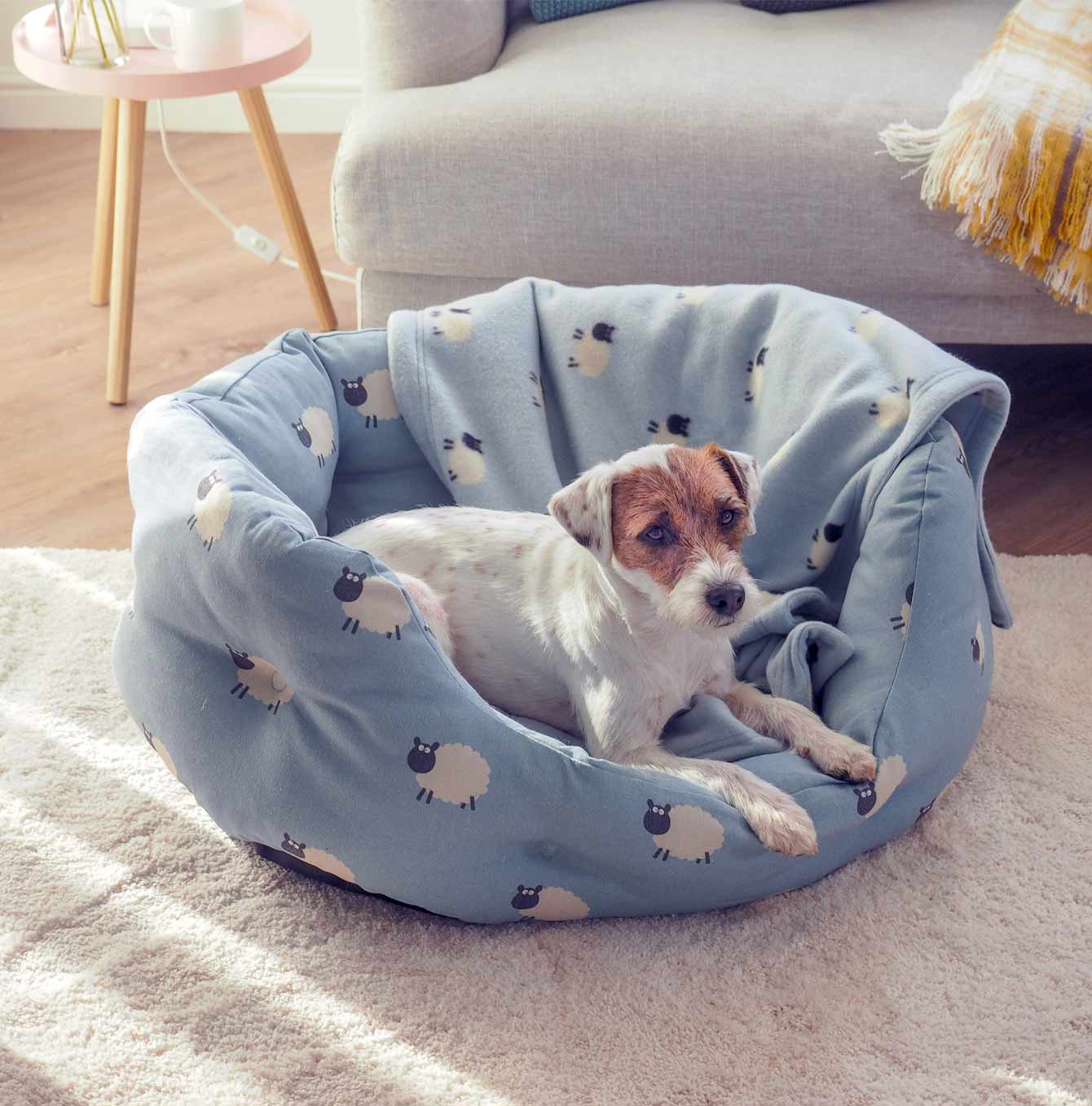 Zoon counting sheep oval bed with do inside